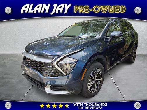 Vesta Blue 2023 Kia Sportage Hybrid EX