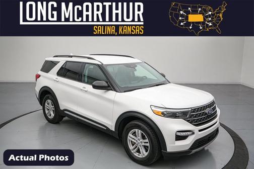STAR WHITE MET TRI-COAT 2024 Ford Explorer XLT