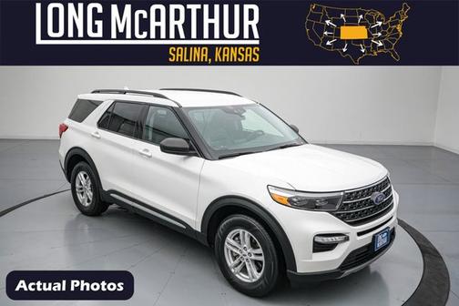 STAR WHITE MET TRI-COAT 2022 Ford Explorer XLT