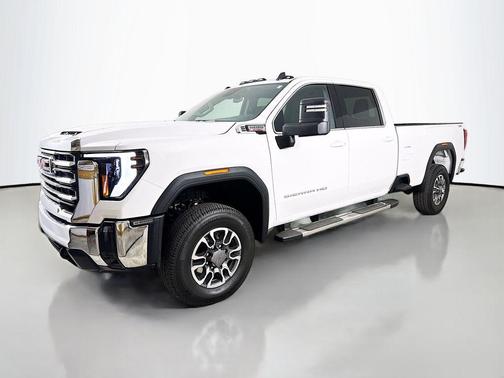 Summit White 2025 GMC Sierra 3500 SLE