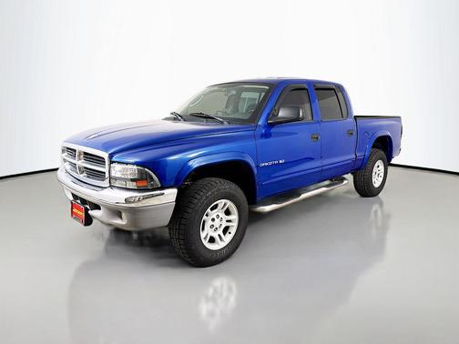 Atlantic Blue Pearlcoat 2002 Dodge Dakota SLT Quad Cab