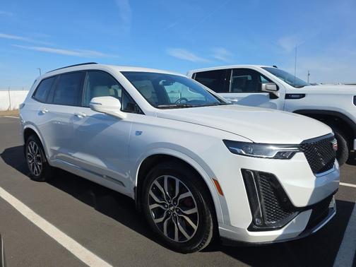 Crystal White Tricoat 2024 Cadillac XT6 Sport AWD