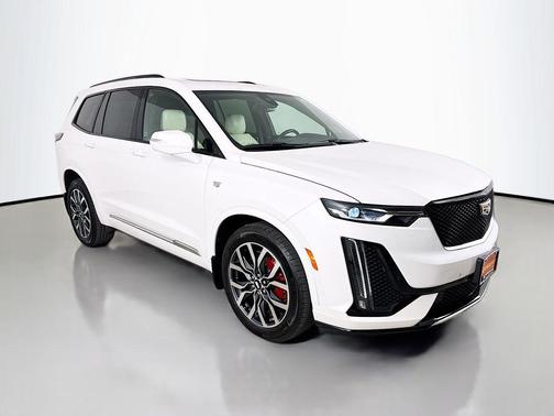 Crystal White Tricoat 2024 Cadillac XT6 Sport AWD
