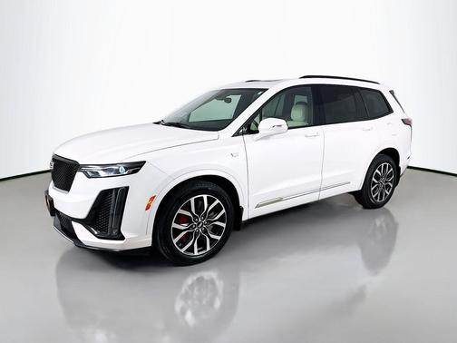 Crystal White Tricoat 2024 Cadillac XT6 Sport AWD