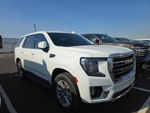Summit White 2022 GMC Yukon SLT