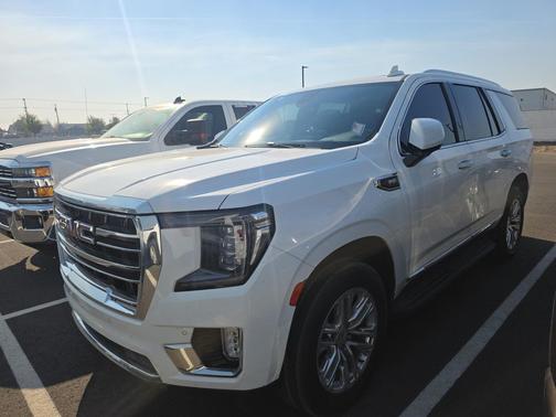 Summit White 2022 GMC Yukon SLT