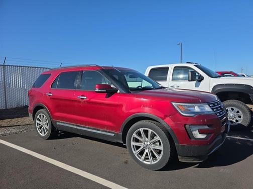 Ruby Red Metallic Tinted Clearcoat 2017 Ford Explorer Limited