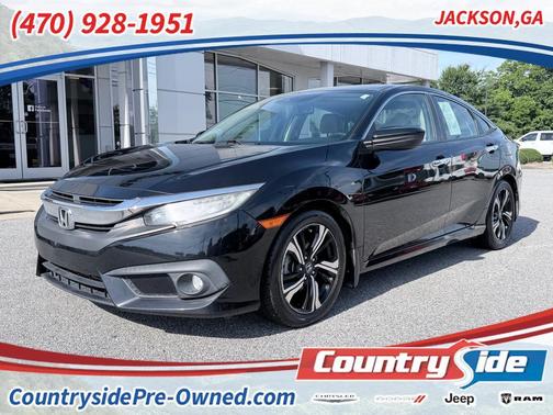 Crystal Black Pearl 2017 Honda Civic Touring