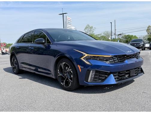 Blue 2025 Kia K5 GT-Line