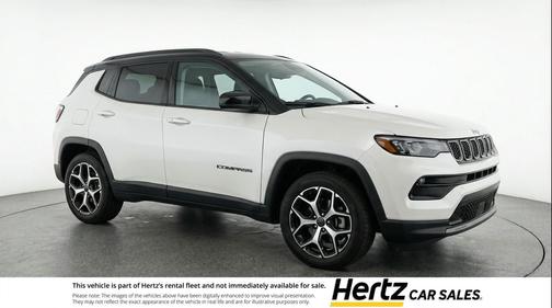 Bright White Clearcoat 2025 Jeep Compass Limited