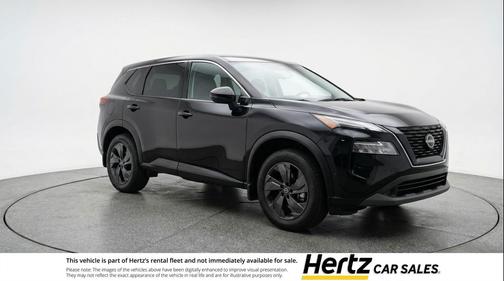 Super Black 2025 Nissan Rogue SV