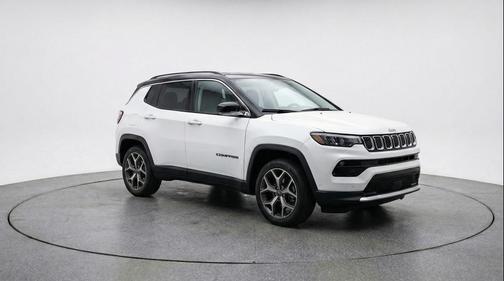 Bright White Clearcoat 2025 Jeep Compass Limited