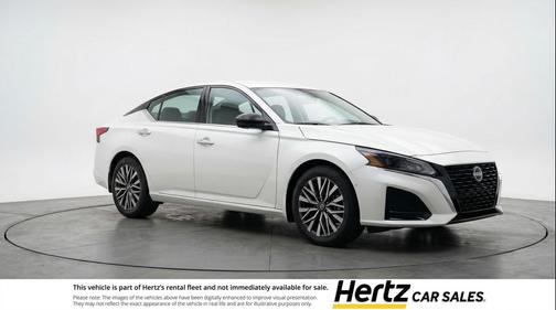 Glacier White 2025 Nissan Altima SV FWD