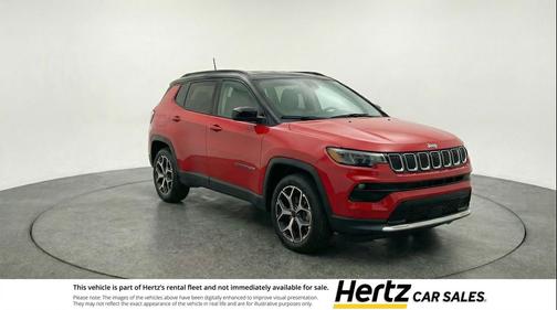 Red Hot Pearlcoat 2025 Jeep Compass Limited