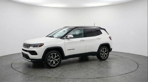 Bright White Clearcoat 2025 Jeep Compass Limited