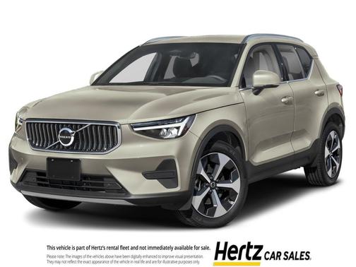 Gray 2024 Volvo XC40 B5 Core Dark Theme