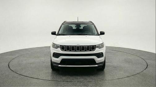 Bright White Clearcoat 2025 Jeep Compass Limited