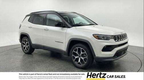 Bright White Clearcoat 2025 Jeep Compass Limited