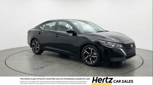 Super Black 2025 Nissan Sentra SV