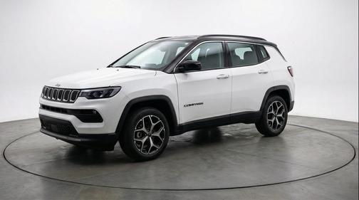Bright White Clearcoat 2025 Jeep Compass Limited