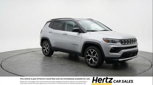 Silver Zynith Metallic Clearcoat 2025 Jeep Compass Limited
