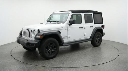 Bright White Clearcoat 2023 Jeep Wrangler Sport