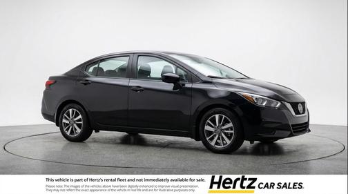 Super Black 2025 Nissan Versa 1.6 SV