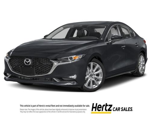 Jet Black Mica 2025 Mazda Mazda3 FWD w/Preferred Package