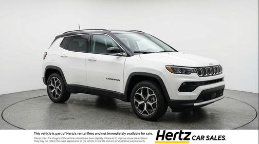 Bright White Clearcoat 2025 Jeep Compass Limited