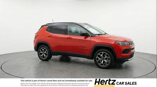 Red Hot Pearlcoat 2025 Jeep Compass Limited