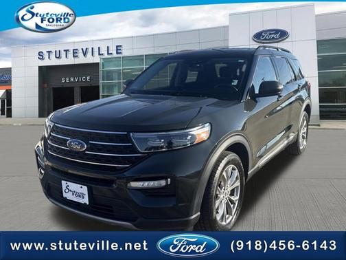 FORGED GREEN METALLIC 2022 Ford Explorer XLT