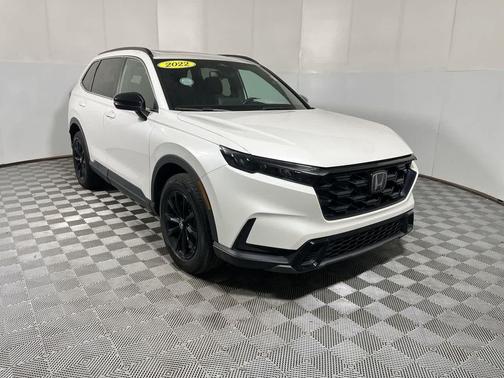 Platinum White Pearl 2023 Honda CR-V Hybrid Sport AWD