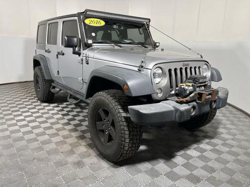 Billet Silver Metallic Clearcoat 2016 Jeep Wrangler Unlimited Sport