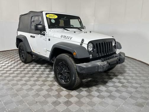 Bright White Clearcoat 2017 Jeep Wrangler Willy Wheeler 4x4