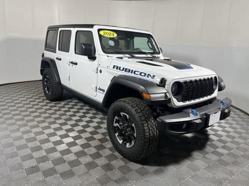 Bright White Clearcoat 2024 Jeep Wrangler 4xe Rubicon