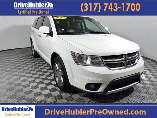 White 2012 Dodge Journey Crew