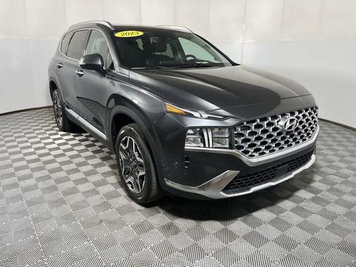 Portofino Gray 2023 Hyundai SANTA FE HEV SEL Premium
