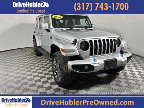 Silver Zynith Clearcoat 2023 Jeep Wrangler 4xe Sahara High Altitude