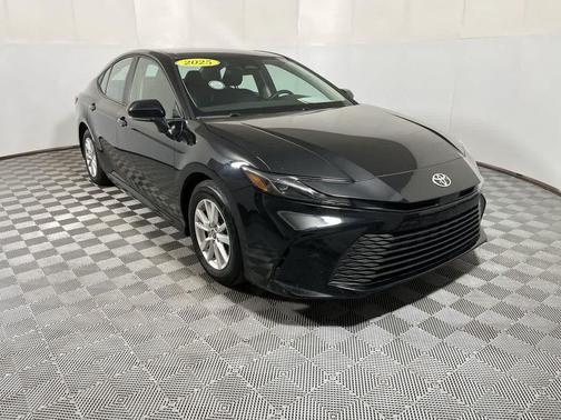 Midnight Black Metallic 2025 Toyota Camry LE