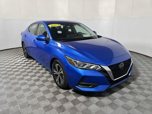 Electric Blue Metallic 2023 Nissan Sentra SV