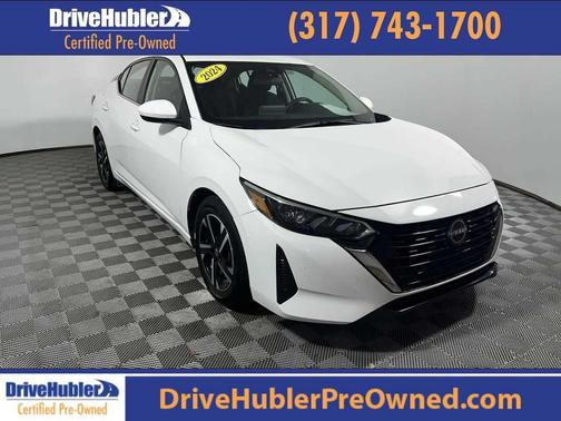 Aspen White Tricoat 2024 Nissan Sentra SV