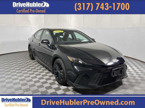 Midnight Black Metallic 2025 Toyota Camry SE
