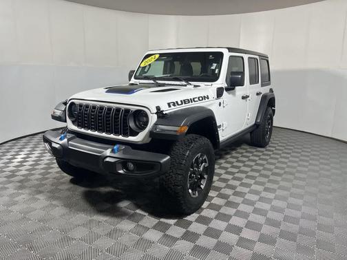 Bright White Clearcoat 2024 Jeep Wrangler 4xe Rubicon