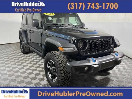 Black Clearcoat 2024 Jeep Wrangler 4xe Rubicon