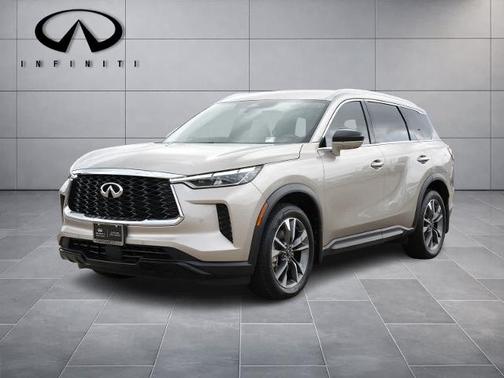 Warm Titanium 2024 INFINITI QX60 LUXE