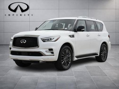 Aspen White 2024 INFINITI QX80 SENSORY