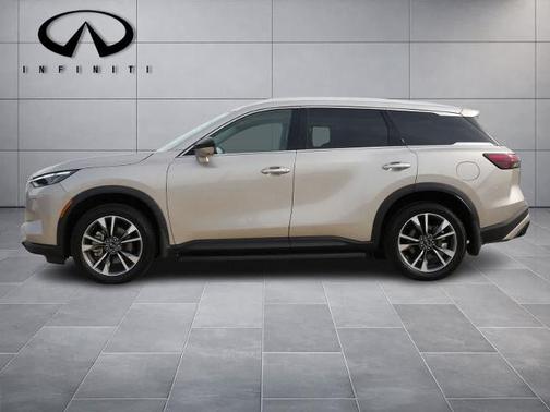 Warm Titanium 2024 INFINITI QX60 LUXE