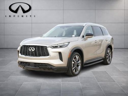 Warm Titanium 2024 INFINITI QX60 LUXE