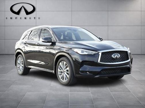 Black Obsidian 2025 INFINITI QX50 LUXE
