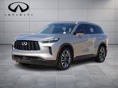 Warm Titanium 2024 INFINITI QX60 LUXE
